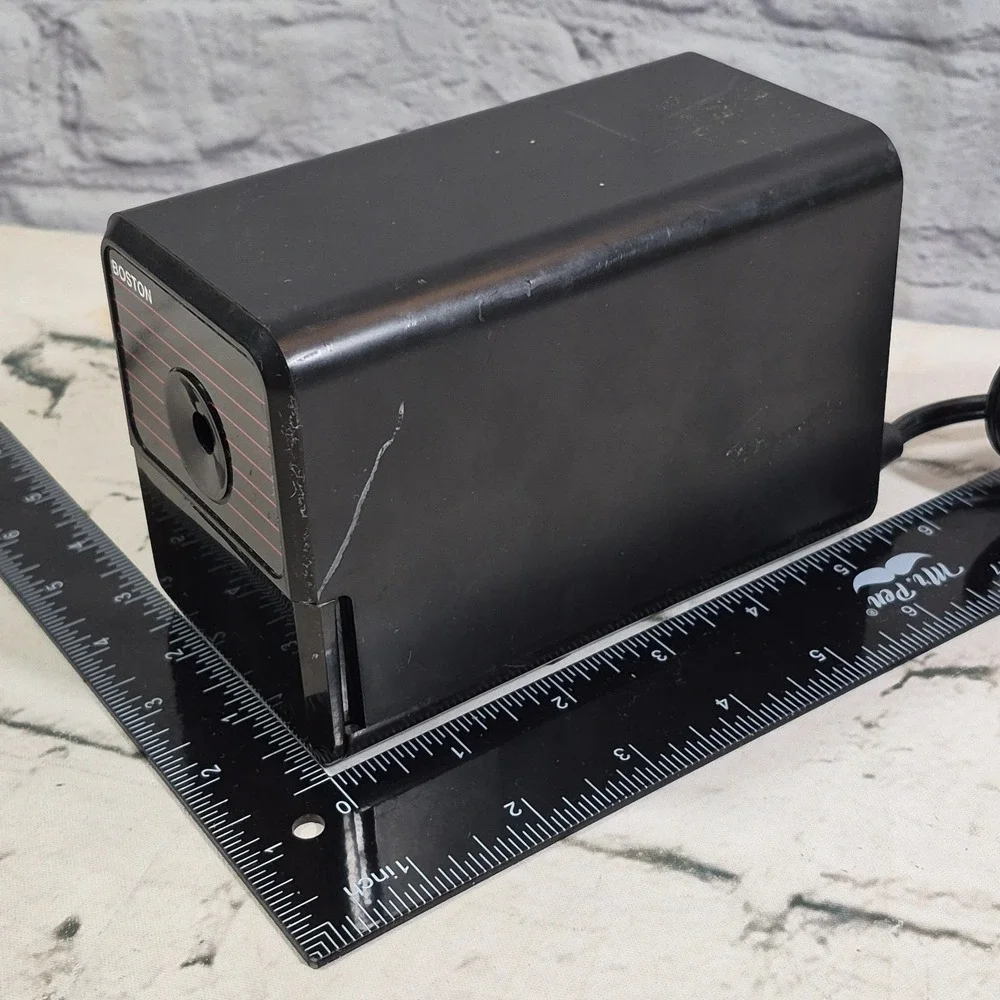 Boston‎ Electric Pencil Sharpener Model 18 Desktop Cord 296A Red Black